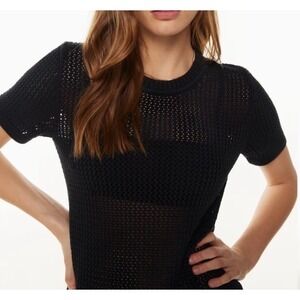 TNA De Lamont Sweater Women's Black Size Small‎